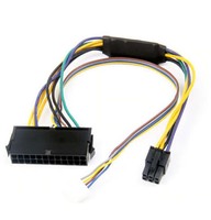 30CM Modular Cable de fuente de alimentación ATX 24Pin 24 Pin hembra a 6Pin 6-Pin macho Mini 6Pin conector para HP Elite 8100 de 8200 de 8300 800G1