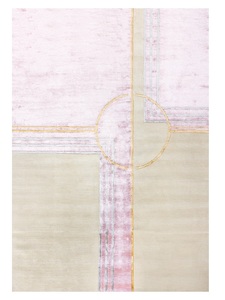 Modern Luxury Hand Knotted Tibetan Wool Silk Rug Handmade Decorative Carpet for Interior Design Projects Residential Bulk Supply - Product Image 1