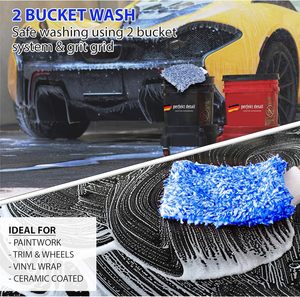VANTUR Microfibre Mitt Car Cleaning <b>Wash</b> <b>Glove</b> Auto Detailing Polishing 18x26cm - Product Image 5