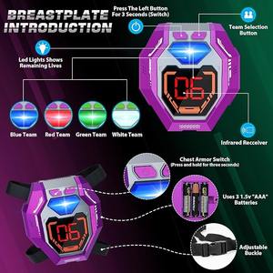 Laser Tag Guns Set Van 2 Laser Tag Met Digitale Led Score Display Vesten Voor Tieners Schieten Spel Buiten Speelgoed - Product Image 3