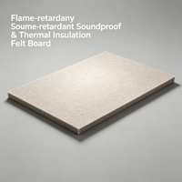 Panneau acoustique en feutre polyester, 45+ couleurs, insonorisant, décoration murale et de plafond, isolation phonique pour bureau, maison, studio