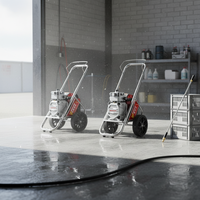 Pulvérisateur de peinture électrique professionnel sans air, équipement multifonctionnel pour la peinture des murs et des plafonds