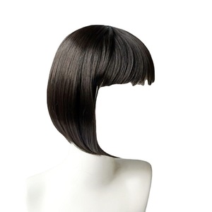 Pelucas para Niñas Aniya, Cabello <span class=keywords><strong>Corto</strong></span> Rosa, Estilo Coreano con Flequillo, Peluca Lisa BOBO, Fibra Resistente al Calor, Modelo 905, Hecha a Máquina - Product Image 5