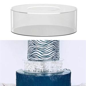 Supporto per torta riempibile in acrilico per la festa di nozze o il deposito di fiori del ringraziamento-fornitura di decorazioni per torte - Product Image 6
