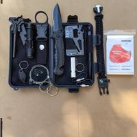 Kongbo Firstime15 en 1 Mini trousse de premiers soins d'urgence de voyage personnalisée sac Outils de survie SOS Équipement d'aide aux tremblements de terre de survie