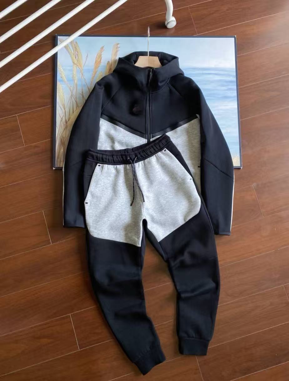 Black and light gray