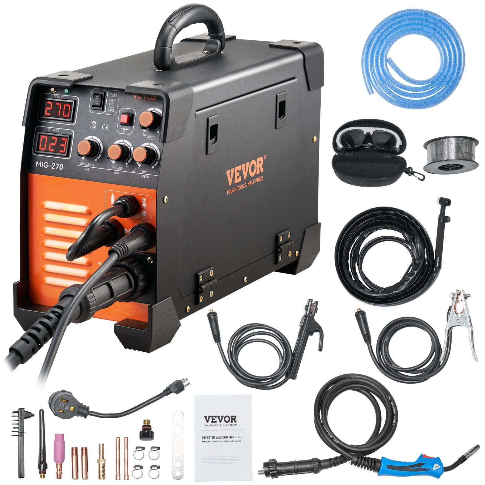 DB оптом 270A MIG MMA TIG 3-в-1 инвертор сварочный аппарат портативный 110 В/220 В для нержавеющей стали новое состояние