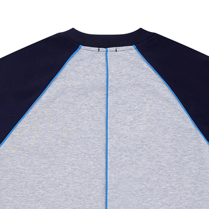 <span class=keywords><strong>Raglan</strong></span>-T-Shirt zum Fabrikpreis mit Kontrastnähten Übergroßes Baumwoll-<span class=keywords><strong>Raglan</strong></span>-T-Shirt für Herren - Product Image 5
