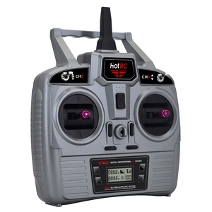 Hotrc Hot RC HT-6A HT6A 4.5 -9V 2.4Ghz 6CH PWM FHSS Transmisor de Control Remoto F-06A F06A Receptor para Aviones, Coches, Barcos y Tanques RC - Product Image 4
