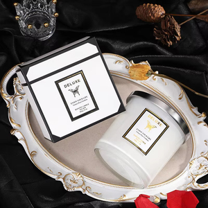 Vela Aromática de Cera de Soya con 3 Mechas en Frasco de Vidrio Blanco y Negro Personalizada al por Mayor de Fábrica AIKUN para Decoración del Hogar, Restaurantes y Festivales - Product Image 5
