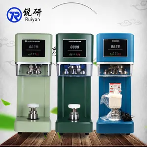 Ce Certificering Chinese Fabriek Hot Sell Groene Abs Cover Melk Thee Fles Kan Sealer Sluitmachine