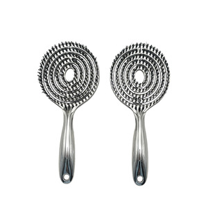 <span class=keywords><strong>Brosse</strong></span> démêlante ventilée argentée avec coussin d'air, en poils <span class=keywords><strong>de</strong></span> <span class=keywords><strong>sanglier</strong></span> et nylon, pour tous types <span class=keywords><strong>de</strong></span> <span class=keywords><strong>cheveux</strong></span> - Product Image 5