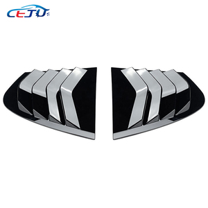 2 uds., decoración de persianas de ventana trasera, Panel de Alerón, rejilla lateral, pegatinas de coche para BMW 3 <span class=keywords><strong>Sseries</strong></span> E90 320i 330i M3 2005-2011 - Product Image 3