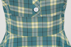Robes Chemises Sans Manches à Bretelles Fines pour Femmes, Style Vintage Rétro à Carreaux, Écologiques, Respirantes, en Tissu Peigné Teint Uni Lavable - Product Image 5