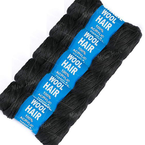 Vente en gros 70g <span class=keywords><strong>Cheveux</strong></span> synthétiques en <span class=keywords><strong>laine</strong></span> brésilienne de haute qualité Crochet Tressage Faux Locs <span class=keywords><strong>Afro</strong></span> Yaki Jumbo Boîte Tresse Acrylique Extension - Product Image 3