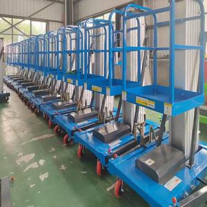 गर्म 4-18 मीटर हवाई मंच एल्यूमीनियम मिश्र धातु उठाने मंच इलेक्ट्रिक मैन लिफ्ट टेबल सिंगल डबल मस्ट हाइड्रोलिक कैंची लिफ्ट - Product Image 2