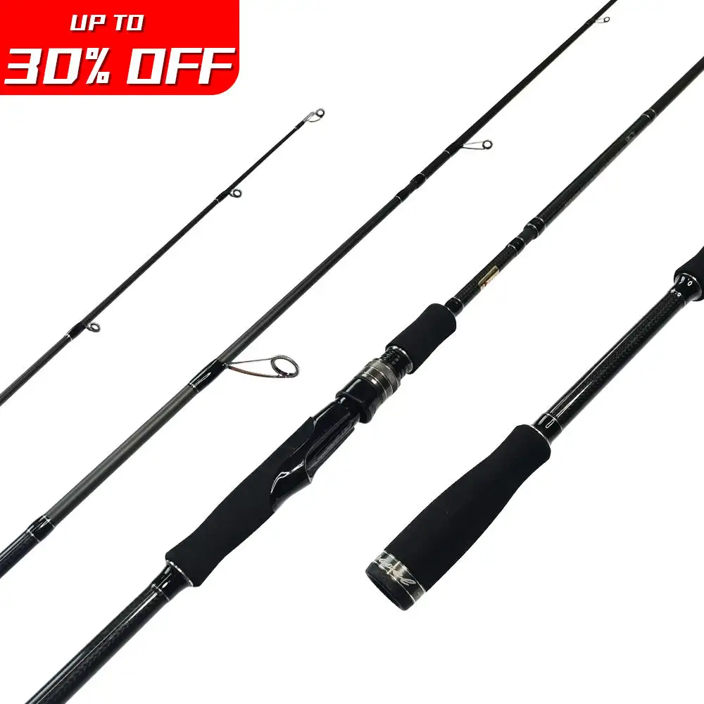 Newbility 7 "6 'canna da pesca 4 sezioni FUJI K guida spinning canna da pesca