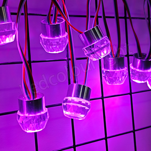 Focos LED RGB de Cristal <span class=keywords><strong>Pixel</strong></span> WS2811 de 32 mm, IP65, para Decoración de Bodas, Navidad y Uso en Carreteras - Product Image 2