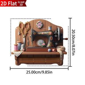 Treo tường bằng gỗ Key holder với 4 Hooks máy may trang trí khắc gỗ đơn Tier Dễ dàng cài đặt - Product Image 6