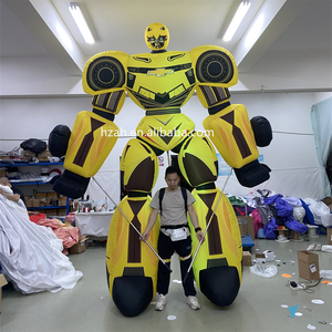 Costume gonflable <span class=keywords><strong>de</strong></span> marche jaune <span class=keywords><strong>de</strong></span> bourdon Costume gonflable <span class=keywords><strong>de</strong></span> transformateur <span class=keywords><strong>de</strong></span> robot pour le défilé - Product Image 6