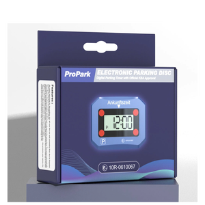 Allemagne <span class=keywords><strong>Bleu</strong></span> Auto Voiture Horloge électronique de <span class=keywords><strong>stationnement</strong></span> Minuterie Horloge électrique <span class=keywords><strong>Disque</strong></span> de <span class=keywords><strong>stationnement</strong></span> avec batterie - Product Image 1