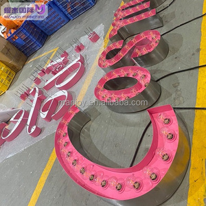 Tùy chỉnh 3D LED chiếu sáng thời trang cũ dấu hiệu thư cửa hàng marquee sáng LED dấu hiệu cho công ty sử dụng - Product Image 3