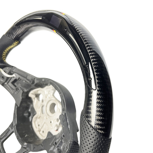 Volant sport en fibre de carbone de style racing pour Volkswagen <span class=keywords><strong>Golf</strong></span> 4 5 6 <span class=keywords><strong>7</strong></span> 8 GTI <span class=keywords><strong>R</strong></span> MK5 MK6 MK7 MK8 <span class=keywords><strong>2017</strong></span>, mise à niveau du modèle ancien au nouveau - Product Image 5