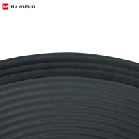 HY AUDIO Cône en papier avec suspension en tissu de 12, 15, 18, 21 pouces pour haut-parleur de subwoofer, Fourniture pour la fabrication de haut-parleurs, Pièces de haut-parleur, Cône en papier