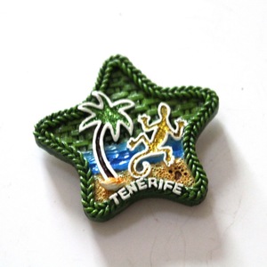 ขายส่งสติกเกอร์ติดตู้เย็นแม่เหล็ก 3 มิติ น่ารัก ทำจากเรซิ่น ของที่ระลึกนักท่องเที่ยวเทเนริเฟ่ ออกแบบเองได้ - Product Image 1