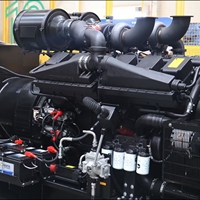 Groupe électrogène diesel à refroidissement par eau 500 kW 625 kVA, démarrage 24 V CC, 50/60 Hz avec AVR et protection contre les surcharges pour chantier de construction