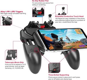 K66 สำหรับ PUBG Mobile L1R1 จอยสติ๊กเกมมือถือ สำหรับโทรศัพท์ IOS Android - Product Image 2