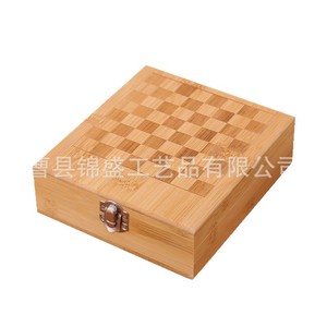 Bamboo and wood jewelry box storage manufacturer, wooden <b>boxes</b> can be printed with logos and customized. <b>Empty</b> wooden packaging - Product Image 5