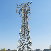 Tour de communication solaire YingHao pour zones montagneuses, à 3 pieds, en acier galvanisé, pour sites télécoms
