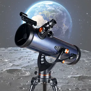 HD kompakt taşınabilir eğitim ayarlanabilir Tripod ile 1141000 çocuk monoküler teleskop astronomik