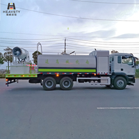 Camion pulvérisateur à canon à brouillard diesel HEAVSTY 18 m³ 350 CV 4300+1350 mm de empattement, nouvelle suppression de la poussière pour Sitrak G5-M CLW5250TDYZ6