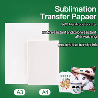 Papel Fotográfico MINI en Oferta, Papel de Transferencia de Sublimación de Alta Calidad, Película PET DTF para Ropa Clara, A4/A3, 100 Hojas