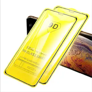 Cell Phone Accessory Full Cover 9D Tempered Glass Screen Guard Protector For iPhone 12 13 pro max