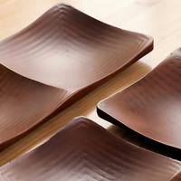 Creatieve houten snack schaal - Luxe gescheiden fruit- en notenplateau voor de salontafel