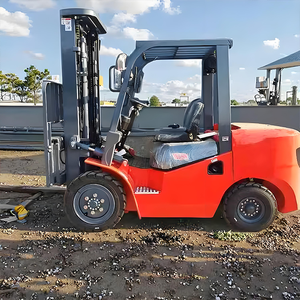 Pengiriman Gratis Forklift Diesel XingJi Baru 1.5-5 Ton 4X4 4WD dengan Tiang 3 Tingkat, Kursi, dan Sabuk Pengaman - Product Image 1