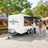 Wecare DOT Street Outdoor bar Mobile Hotdog Dessert Food Cart Foodtruck Fast Pizza Food Truck Catering Trailer with Full Kitchen