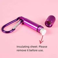 Mini lampe torche LED personnalisée en acier inoxydable promotionnelle, rechargeable, haute puissance, longue portée, étanche