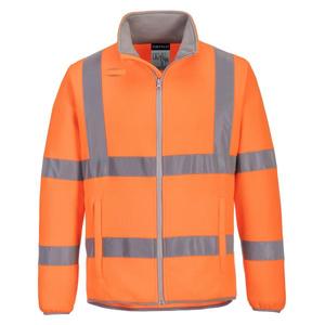 เสื้อแจ็กเก็ตผ้าฟลีซสีส้ม EC70ORRS รักษ์โลก5036108367702 HI-VIS ชุดทำงาน - Product Image 1