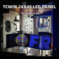 Panneau matriciel LED rigide Tcwin 24*48 1080P IP65 étanche, luminosité 3000-7000cd pour studios XR, magasins de détail, panneaux publicitaires