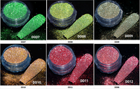 Pigment de revêtement en titane réfléchissant de couleur champagne disco, 12 couleurs, poudre scintillante