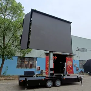 2024W Mobile Led Billboard Trailer Advertising Mobile Van Led Screen Led Display Advertising Outdoor Trailer