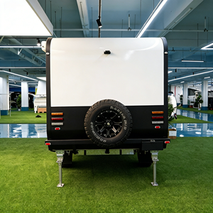 Ecocampor Remolque de Viaje Híbrido Todoterreno Promocional, <span class=keywords><strong>Caravana</strong></span> Ligera con Carga Solar para <span class=keywords><strong>Alquiler</strong></span> en Campamentos - Product Image 3