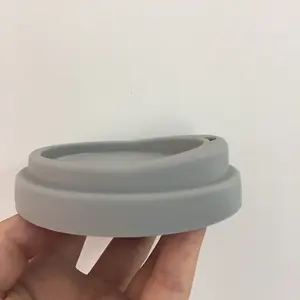 热月造型澳大利亚灰色9厘米高级硅胶咖啡杯盖子