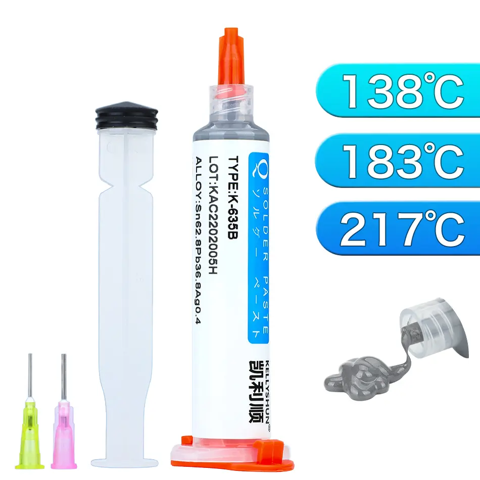 Soldeerpasta Bcup-4 Loodvrije Soldeerflux Voor Het Solderen Van Pcb Ic Lage Temperatuur Mobiele Telefoon Reparatie Smd Bga Soldeer Fluxpasta