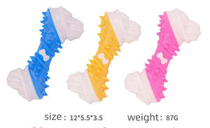 Multi-Style Luxus-Hunde kau spielzeug für aggressive Kau artikel aus strap azier fähigem TPR und Gummi für Kleintiere Gefüllte Hundes piel zeuge Luxus - Product Image 4