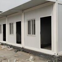 Bâtiments de conteneurs en acier préfabriqués modulaires innovants pour l'usage de bureau-Design rustique Léger et rentable Durable
